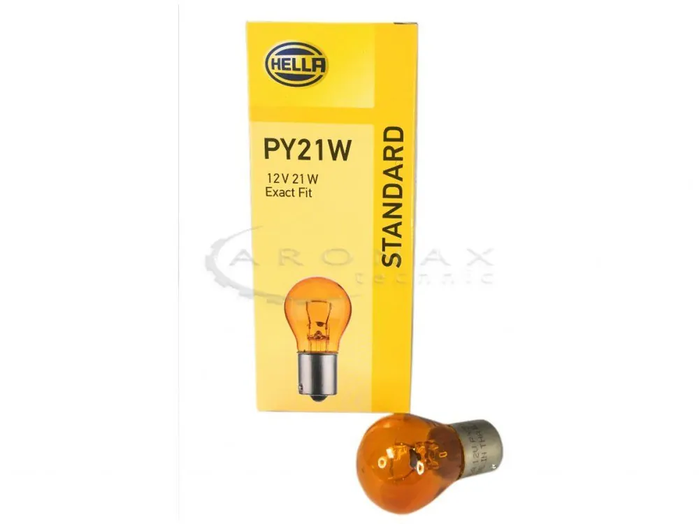 Žárovka 12V/ 21W BA15s PY21W oranžová Výhodná Nabídka
