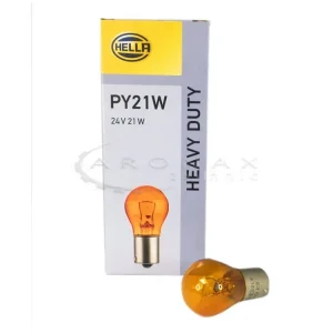 Pouze Dnes Žárovka 24V/ 21W BA15s  PY21W oranžová