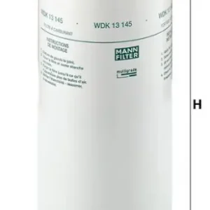 Palivový filtr MANN WDK13145 (MF WDK13145) Ověřený