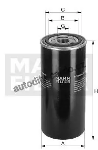 Hydraulický filtr MANN WD13145/6 (MF WD13145/6) Nová Kolekce